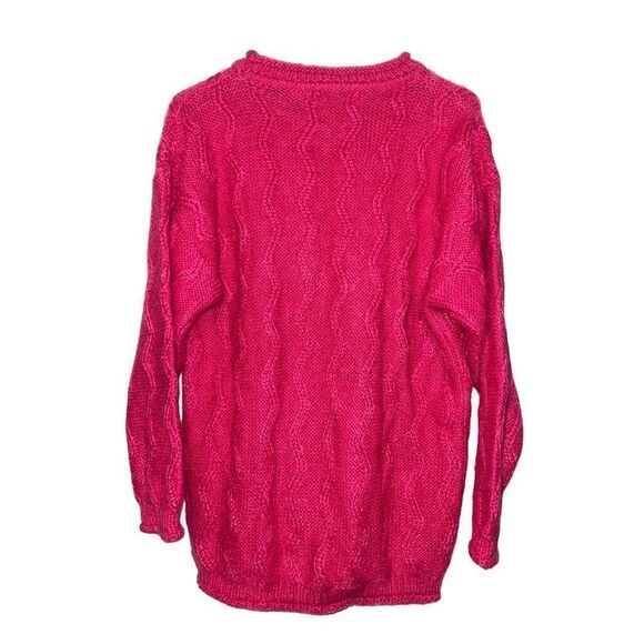 Allison Blair Barbiecore Pink Mohair Wool Blend Pullover Sweater Size Med - Picture 7 of 16